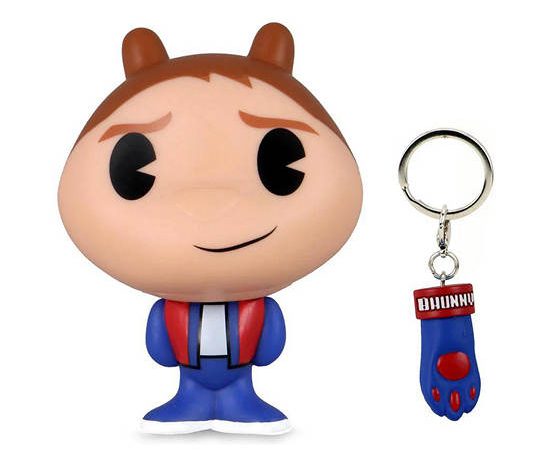 Neca Stylized Figure Back to the Future Marty Mcfly Bhunny 4" with Collectible Keychain Copper