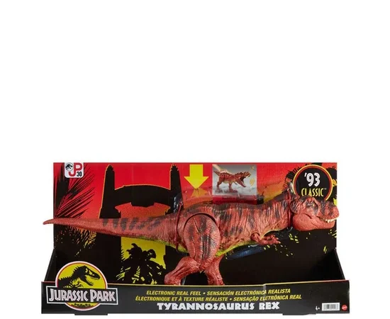 MATTEL Toy Jurassic Park Electronic Real Feel Tyrannosaurus Rex Multi-Color