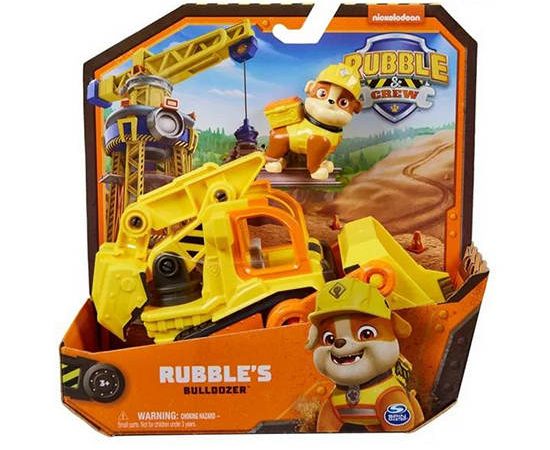 PAW PATROL Rubble's Bulldozer Core Vehicles Rubble & Crew Yellow