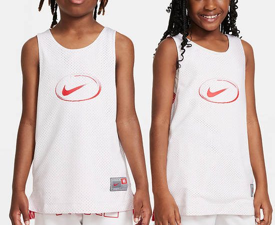NIKE KIDS Unisex Kids Tank Top Culture of Basketball Reversible Jersey