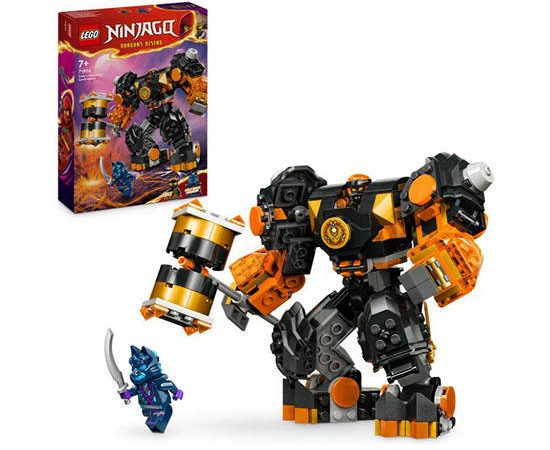 LEGO Block Toy Cole's Elemental Earth Mech 71806 Multi-Color
