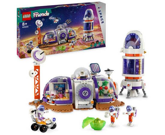 LEGO Block Toy Mars Space Base and Rocket 42605 Multi-Color