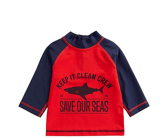 MOTHERCARE Boy Rash Vest Shark Sunsafe UPF50 Multi-Color