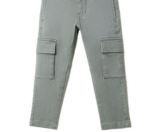 SFERA KIDS Boy Toddler Cargo Trousers Straight Leg Green Medium