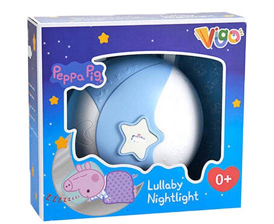 PEPPA PIG Toy Night Lamp Music & Light Blue