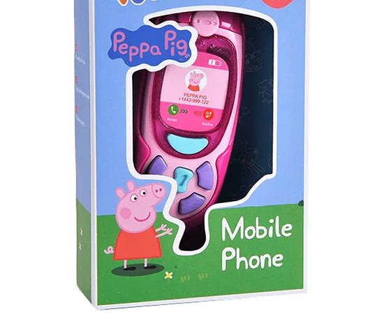 PEPPA PIG Toy Mobile Phone Music & Light Pink