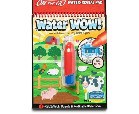 Melissa & Doug Water Wow Farm Multi-Color