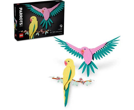 LEGO Block Toy The Fauna Collection - Macaw Parrots 31211 Multi-Color