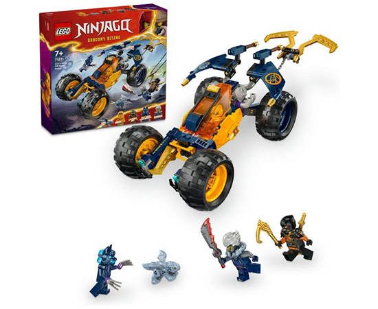 LEGO Block Toy Arin's Ninja Off-Road Buggy Car 71811 Multi-Color