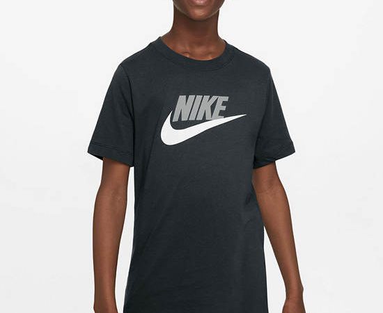 NIKE KIDS Boy T-Shirt Nike Sportswear Futura Icon TD Black/Lt Smoke Grey/White