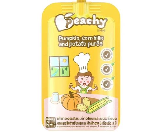 PEACHY Baby Food Pumpkin Corn Milk And Potato 110 g