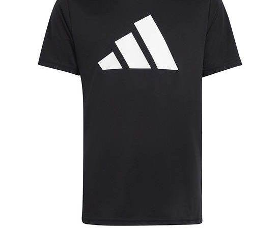 ADIDAS KIDS Unisex Kids T-Shirt Regular Train Essentials AEROREADY Logo Black