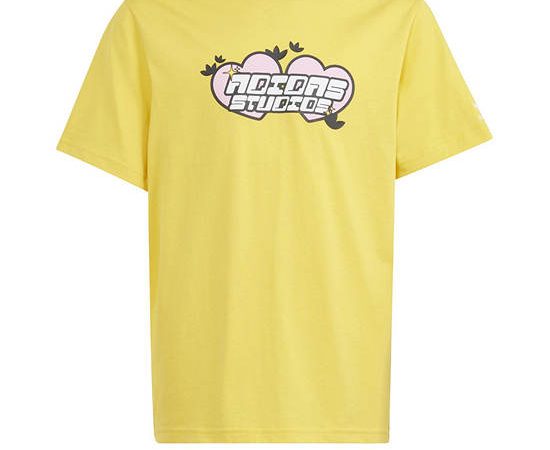 ADIDAS KIDS Unisex Kids T-Shirt Light Yellow