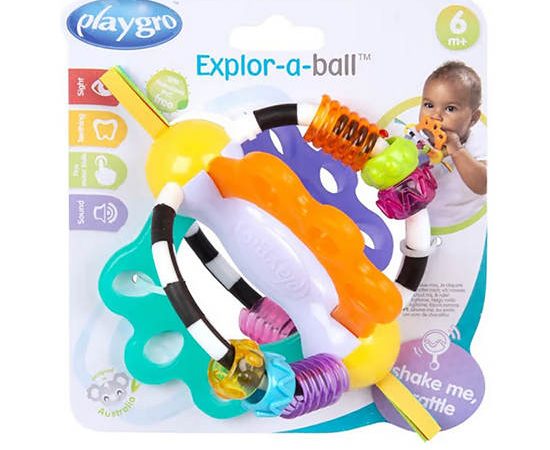 PLAYGRO Infant Teethers Explore a Ball Multi-Color
