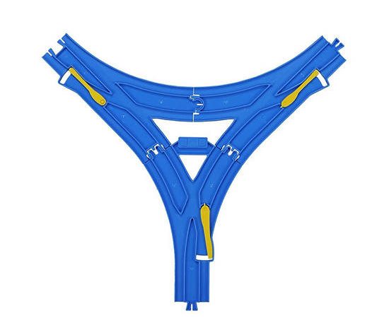 PLARAIL Toy R-30 Triangle Point Rail Blue