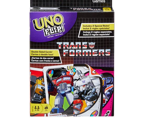 MATTEL Card Game UNO Flip Transformers Multi-Color