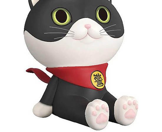 TATA CAT Phone Stand Figure Cow Cat CC-1618B Black