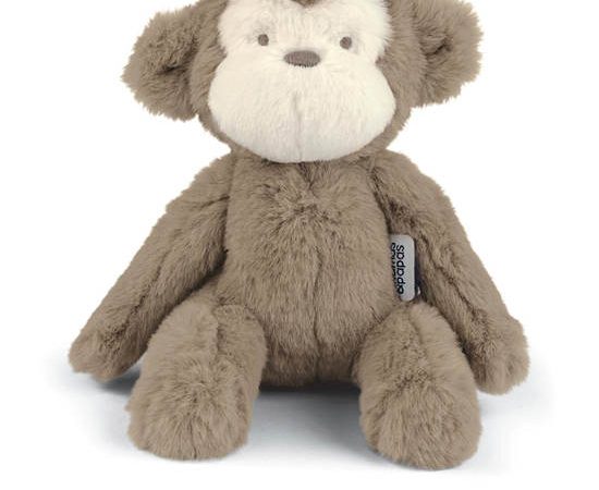 MAMAS & PAPAS Soft Toy Small Beanie Monty Monkey Brown