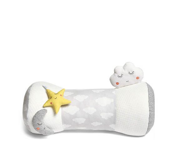 MAMAS & PAPAS Pillow Dream Upon A Cloud Tummy Time Roll White