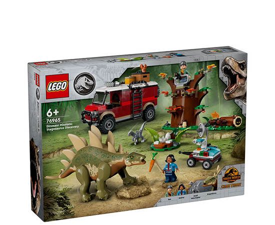LEGO Block Toy Dinosaur Missions: Stegosaurus Discovery 76965 Multi-Color