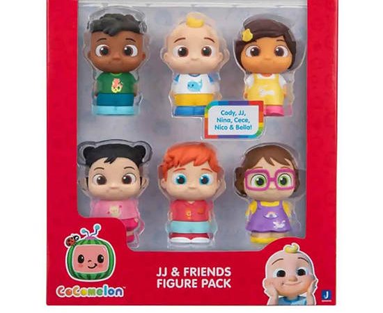 COCOMELON Figure Cocomelon 6 Pack JJ & Friends Multi-Color