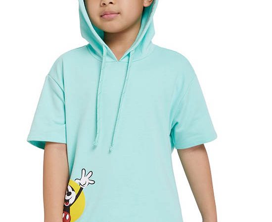 FOF KIDS Boy Sweater Disney Mickey Mouse Printed Green