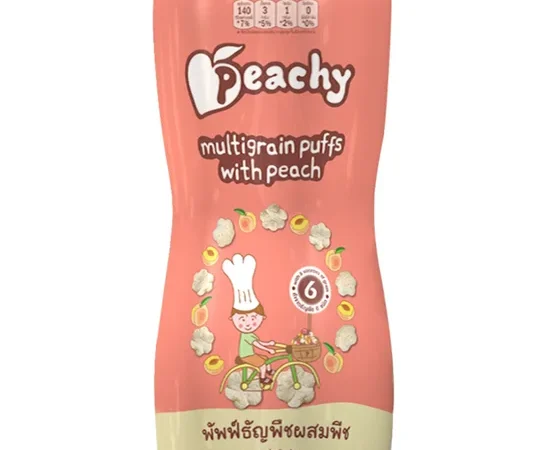 PEACHY MULTIGRAIN PUFFS PEACH