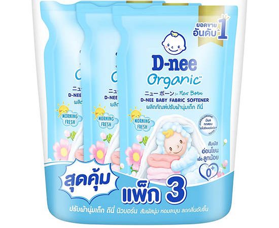 D-NEE Baby Fabric Softener 530 mL x3 Blue