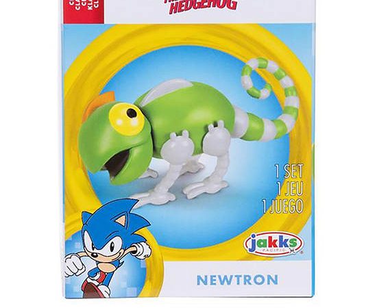 SONIC PRIME Mini Figures Checklane Newtron 2.5 inches Green