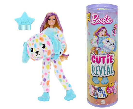 BARBIE Doll Barbie Cutie Reveal Color Dreams Series, Dalmatian HRK41 Multi-Color