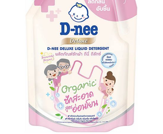 D-NEE Liquid Detergent Deluxe Beautiful Dream 1100 mL. X 6 (Case) Pink