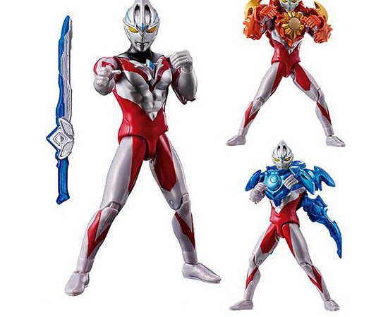 BANDAI KIDZ&KITZ Figure Arc Solice & Luna Armor Set Ultra Action Figure Ultraman  Multi-Color