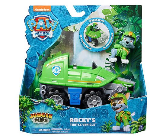 PAW PATROL Vehicles Toy Jungle Pups Rocky's Turle