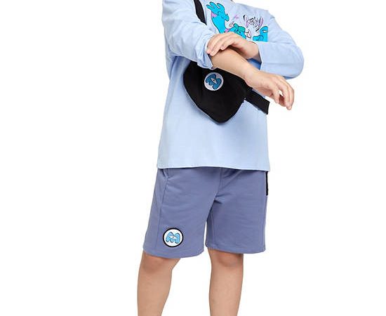 FOF KIDS Boy T-Shirt Decorated Pocket Disney Pixar Blue