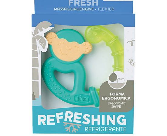 CHICCO Teether Monkey Fresh Mix Mint