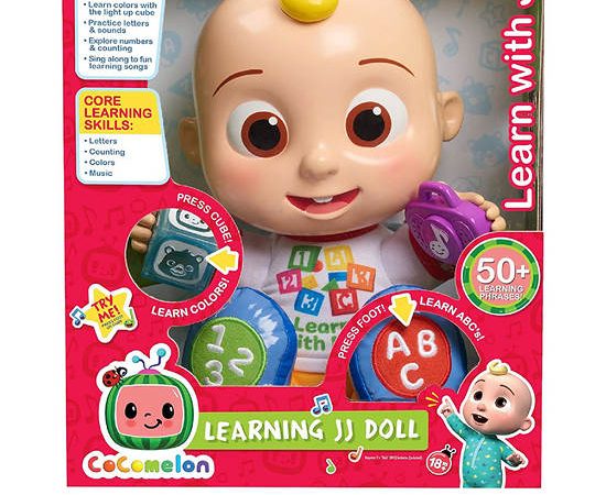 COCOMELON Toy Learning Jj Doll Multi-Color