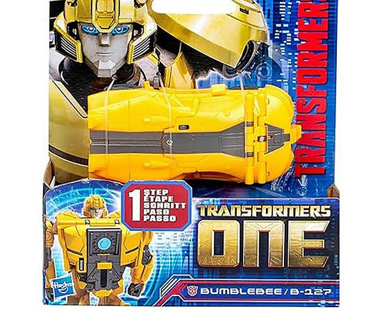 TRANSFORMERS Transforming Figure Cog 1 Step Bumblebee TF1 Yellow