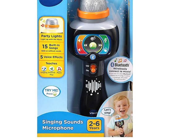 VTECH Toy Sing Songs Microphone Black