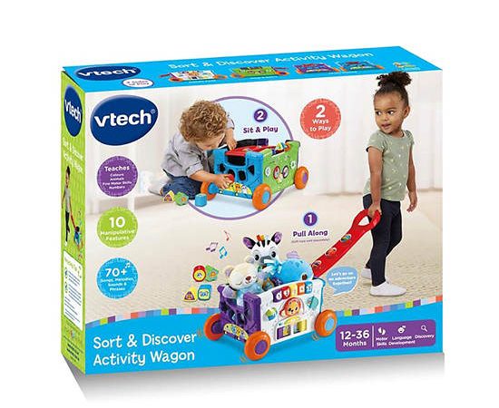 VTECH Toy Sort And Discover Activity Wagon Multi-Color