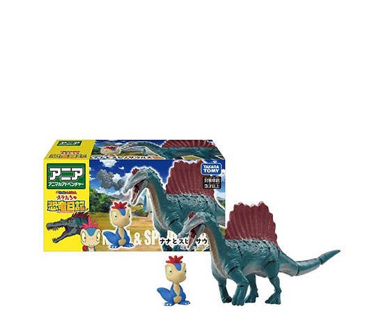 ANIA Figure Shinchan Character & Spinosaurus Ania Multi-Color