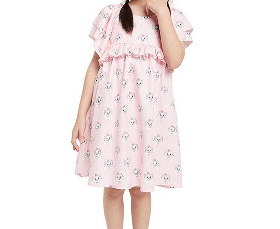 FOF KIDS Girl Dress Marie Print Pink