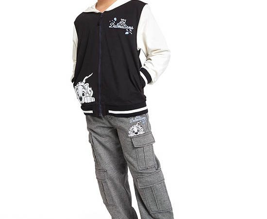 FOF KIDS Boy Jacket 101 Dalmatians Print Black