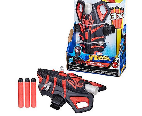 MARVEL HASBRO Role Play Toy Spider-Man Miles Morales Thwip Tech Blaster