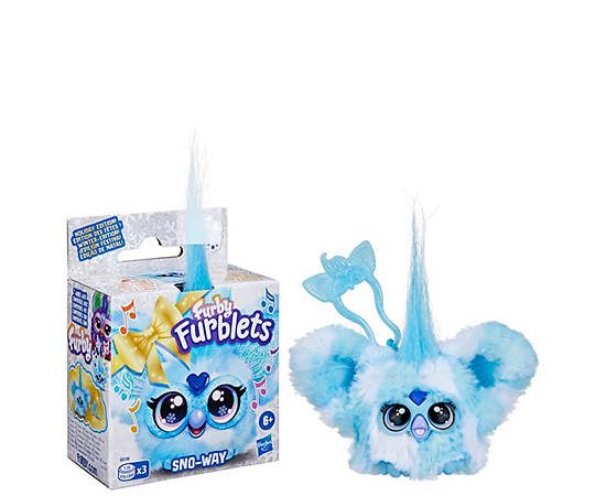 FURBY Plush Sno Way Furby Furblet Light Blue