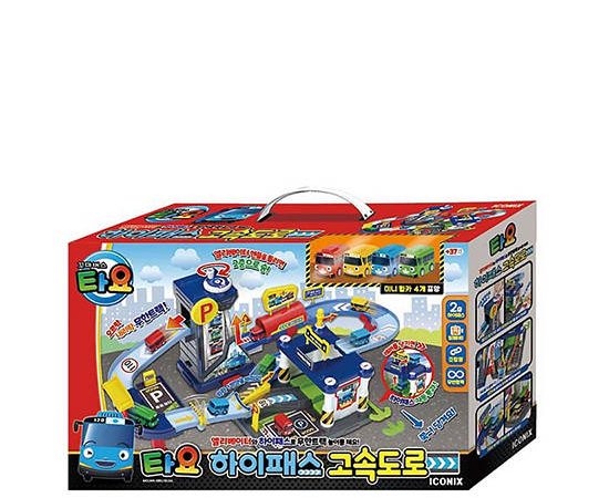 TAYO The Little Bus Highway Racing Playset Tayo Multi-Color