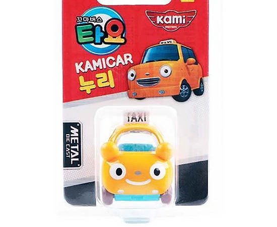 TAYO The Little Bus Nuri Mini Metal Diecast - Tayo Kamica Orange