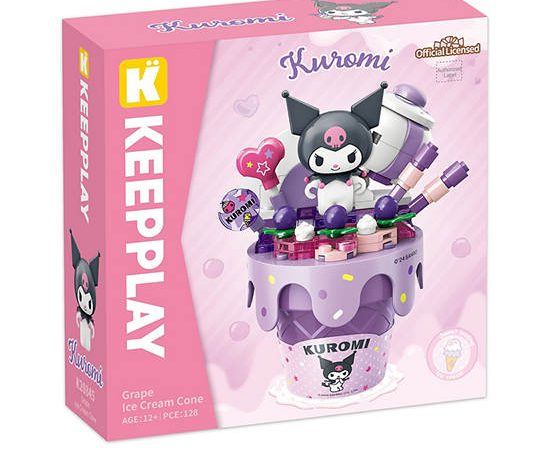 KEEPPLEY Block Toy Grape Crisp Cones Kuromi Multi-Color