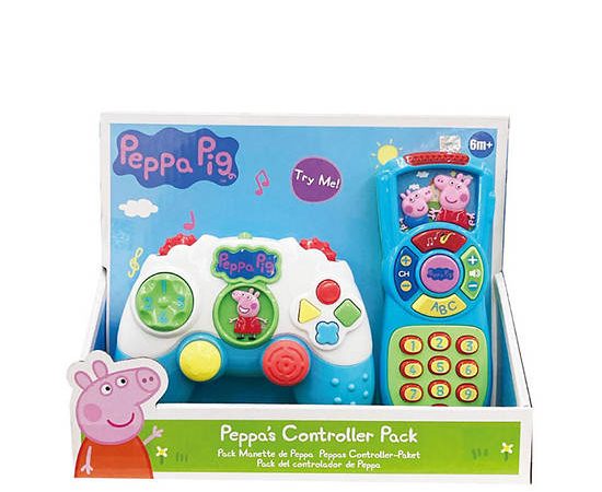 PEPPA PIG Role Play Toy Peppa Pig Controller Pack Remote Control and Games Controller Multi-Color