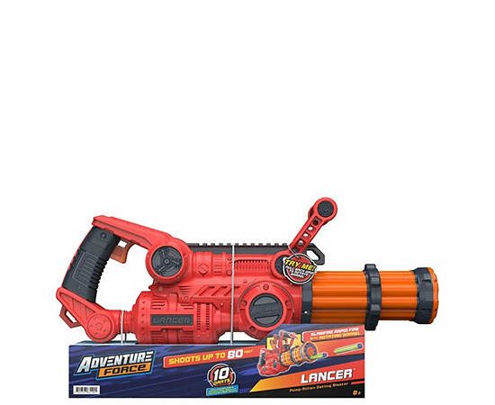 DART ZONE Toy Gun Dart Blaster Lancer 80 FPS Multi-Color