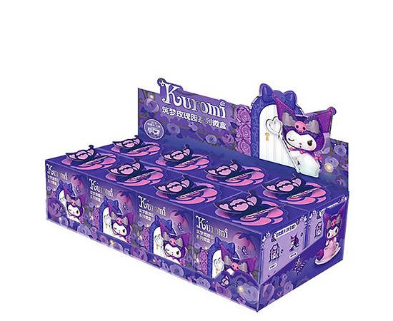 SANRIO Figure Blind Box Whole Box Kuromi Mini Rose Garden Mini Multi-Color